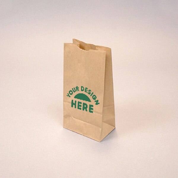 Custom-Printed Natural Kraft 4-lb G
